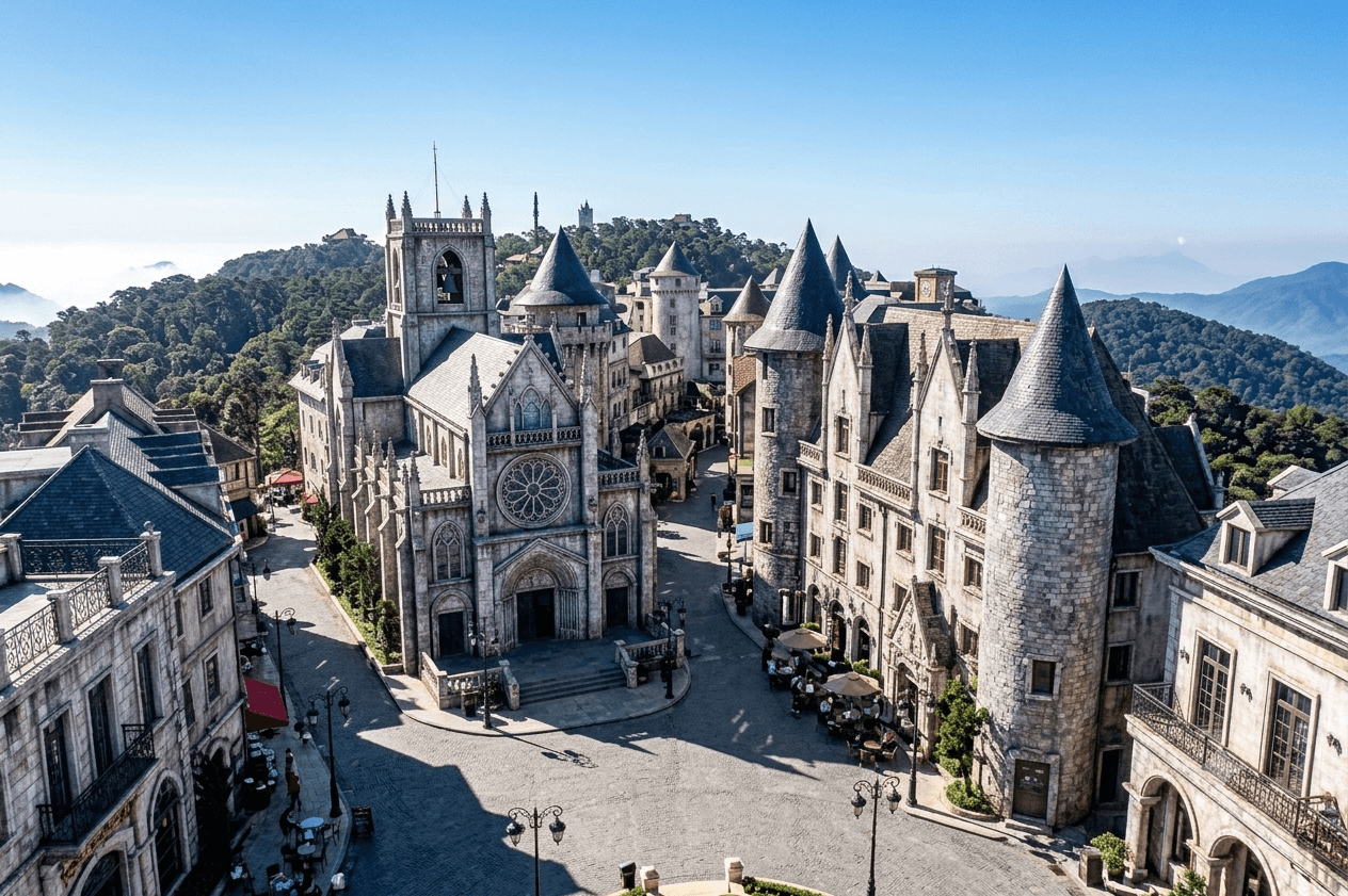 Ba Na Hills- Golden Bridge full day- Group tour