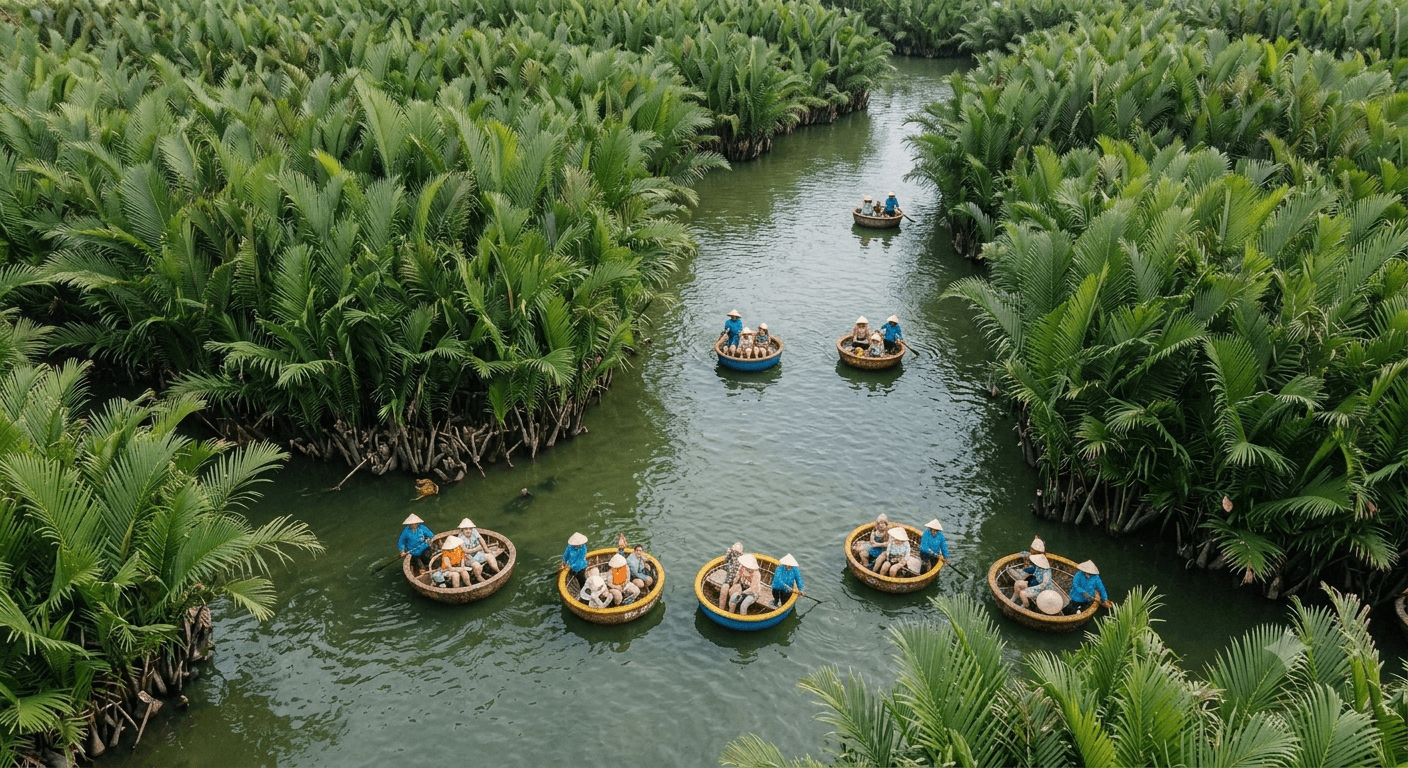 Cam Thanh Coconut Forest – Hoi An Ancient Town Half Day Group tour