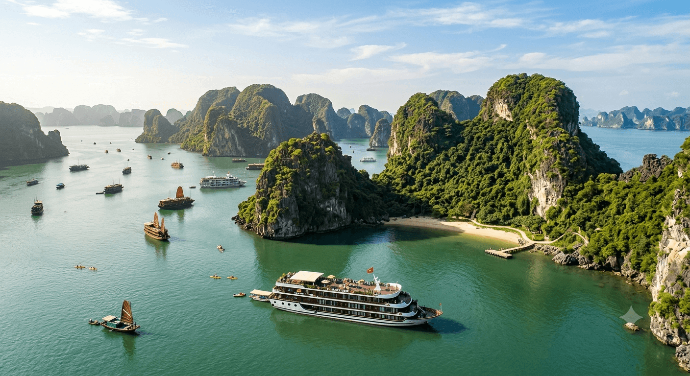 Ha Long- Lan Ha Bay 2 days 1 nights 4 stars cruise